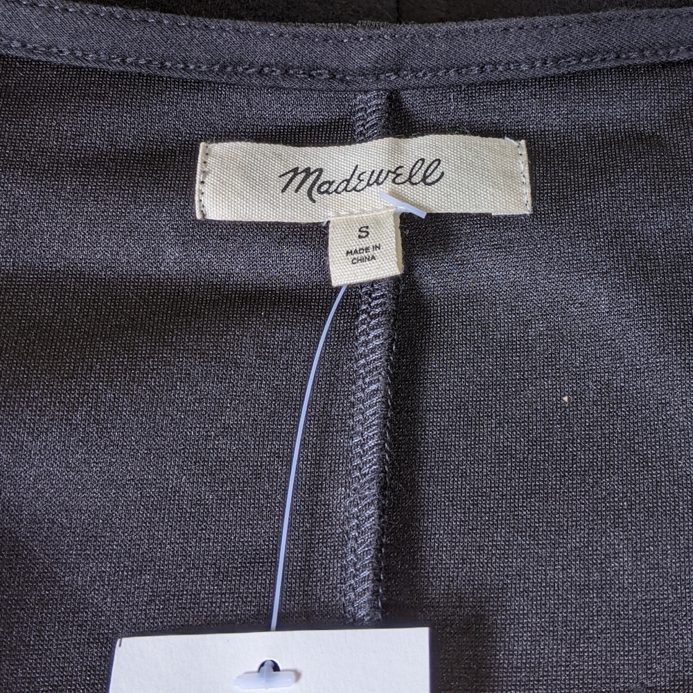 NWT Madewell Long Sleeve Faux Wrap Dress | Size S - Picture 3 of 3